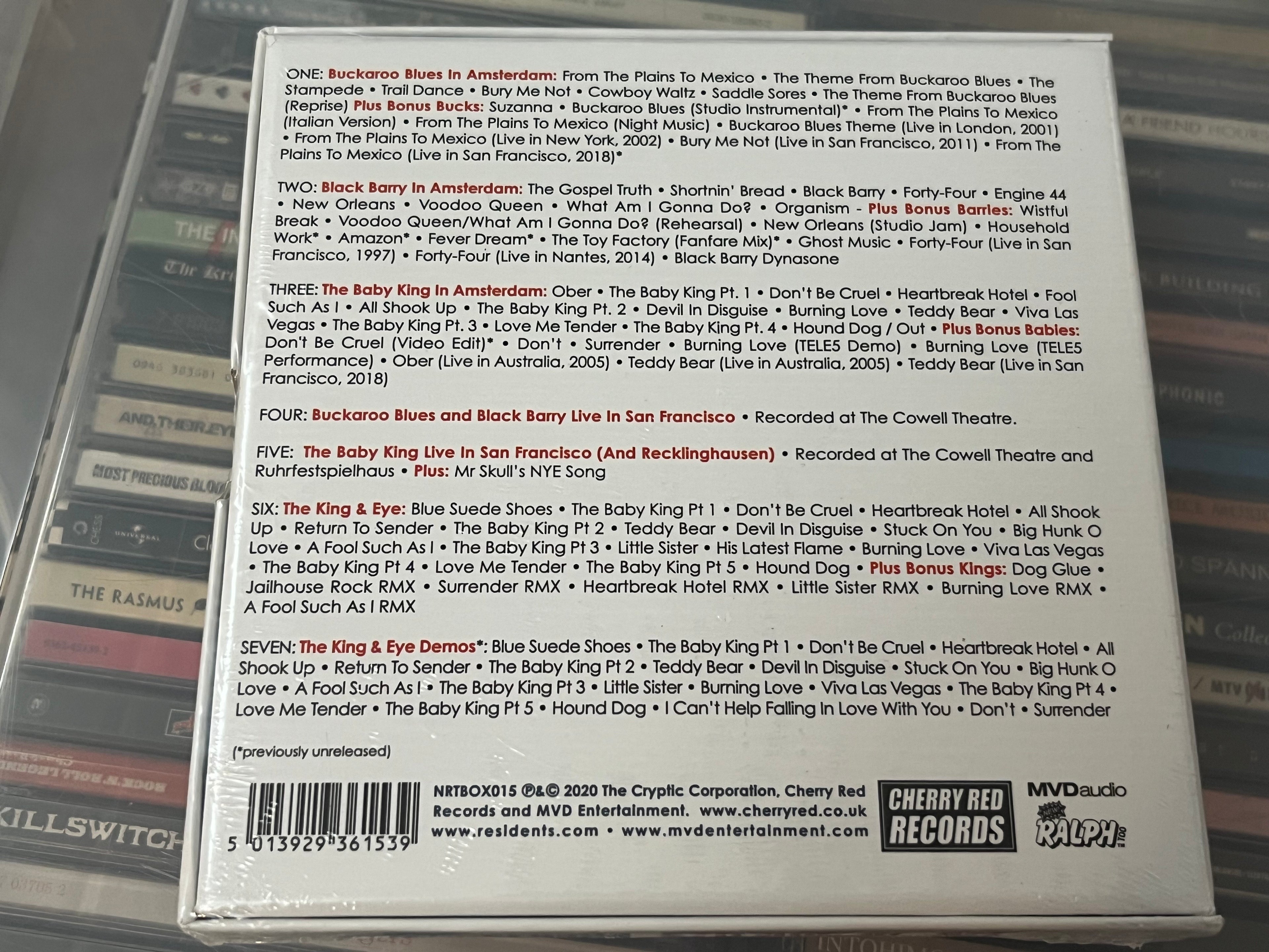 The Residents ‎– Cube-E Box (The History Of American Music In 3 E-Z Pieces) (SEALED) 7CD-BOX!!