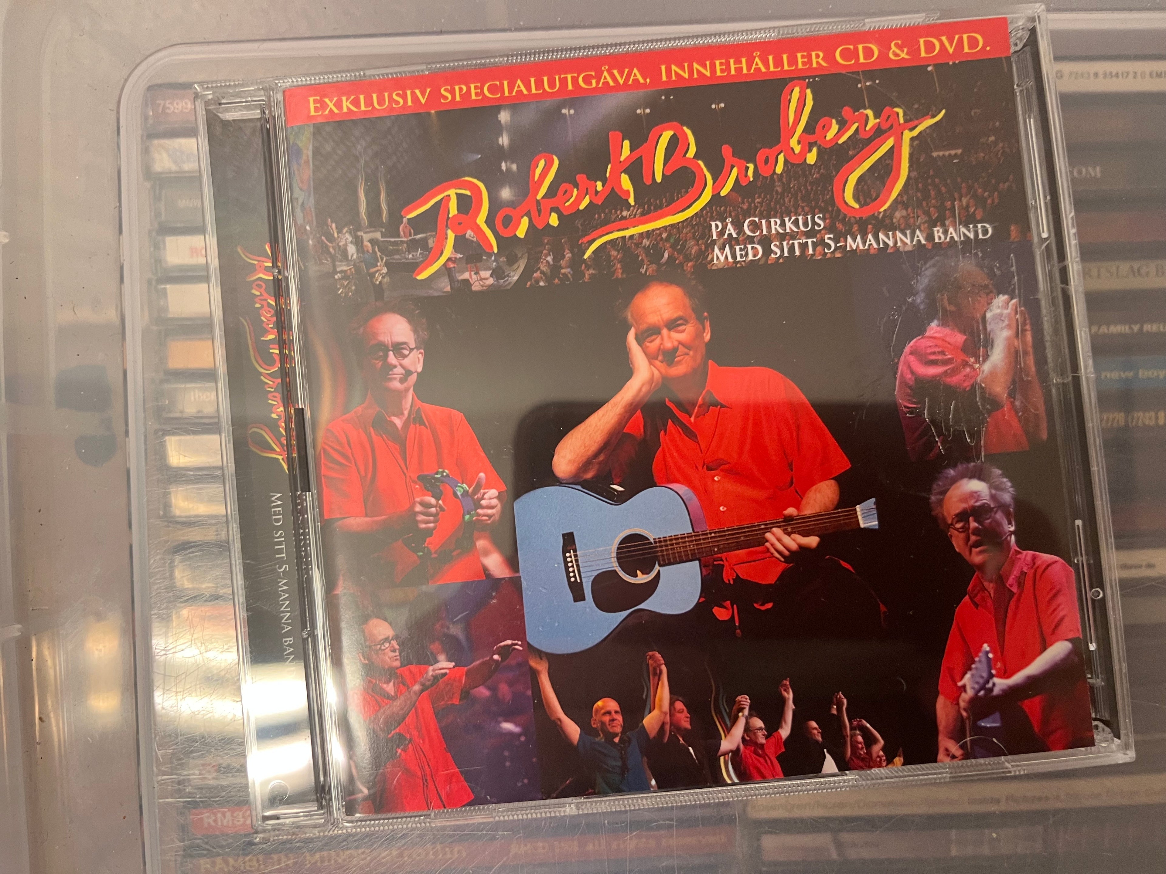 Robert Broberg – På Cirkus Med Sitt 5-Manna Band (NM/NM) CD+DVD