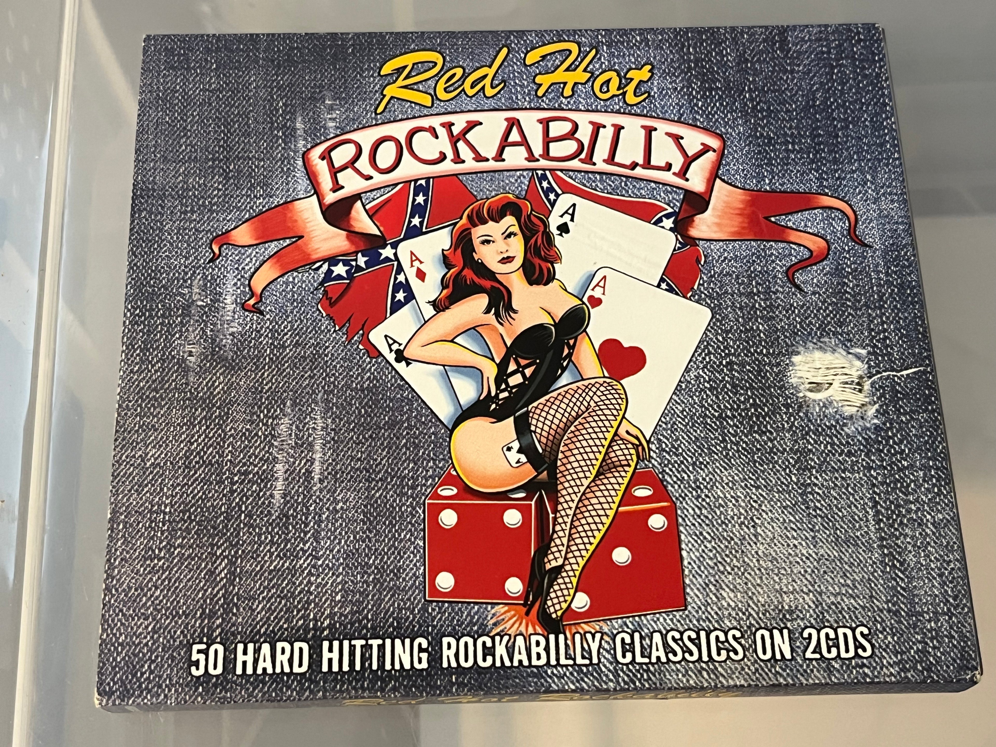 Various – Red Hot Rockabilly (NM/NM) 2CD