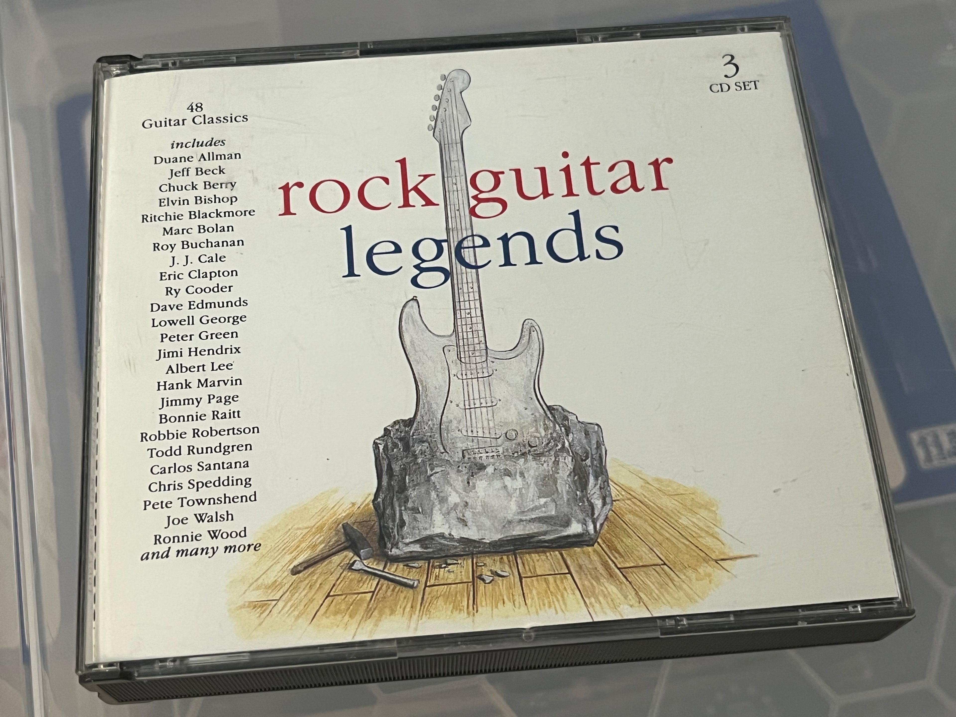 Various – Rock Guitar Legends (vg+/vg+) 3CD