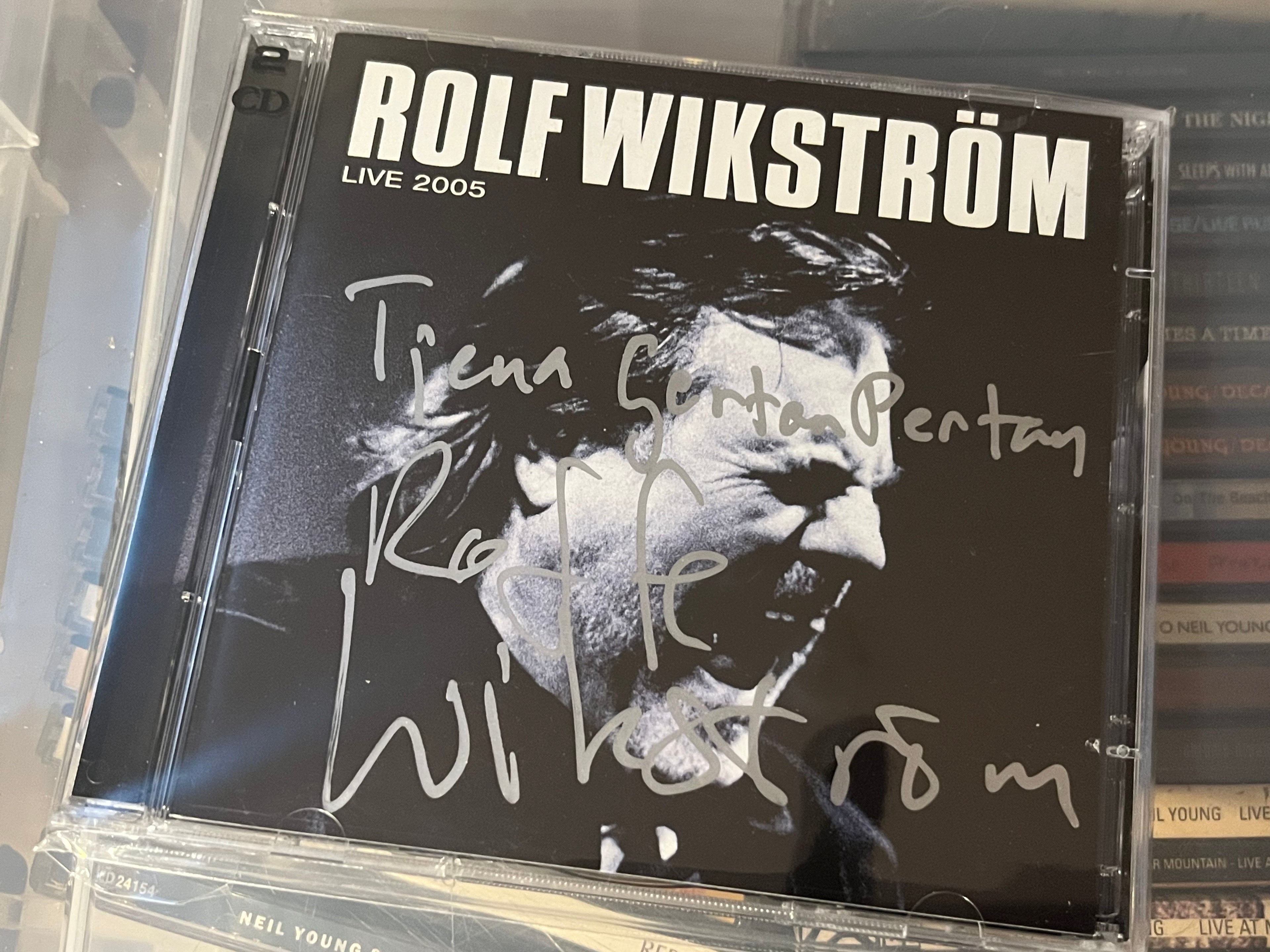 Rolf Wikström ‎– Live 2005 (NM/NM) 2CD Signerad