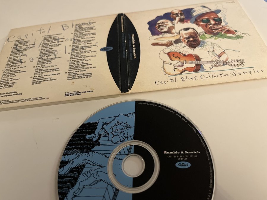 VARIOUS - Rumble & Scratch: Capitol Blues Collection Sampler (NM/vg+)