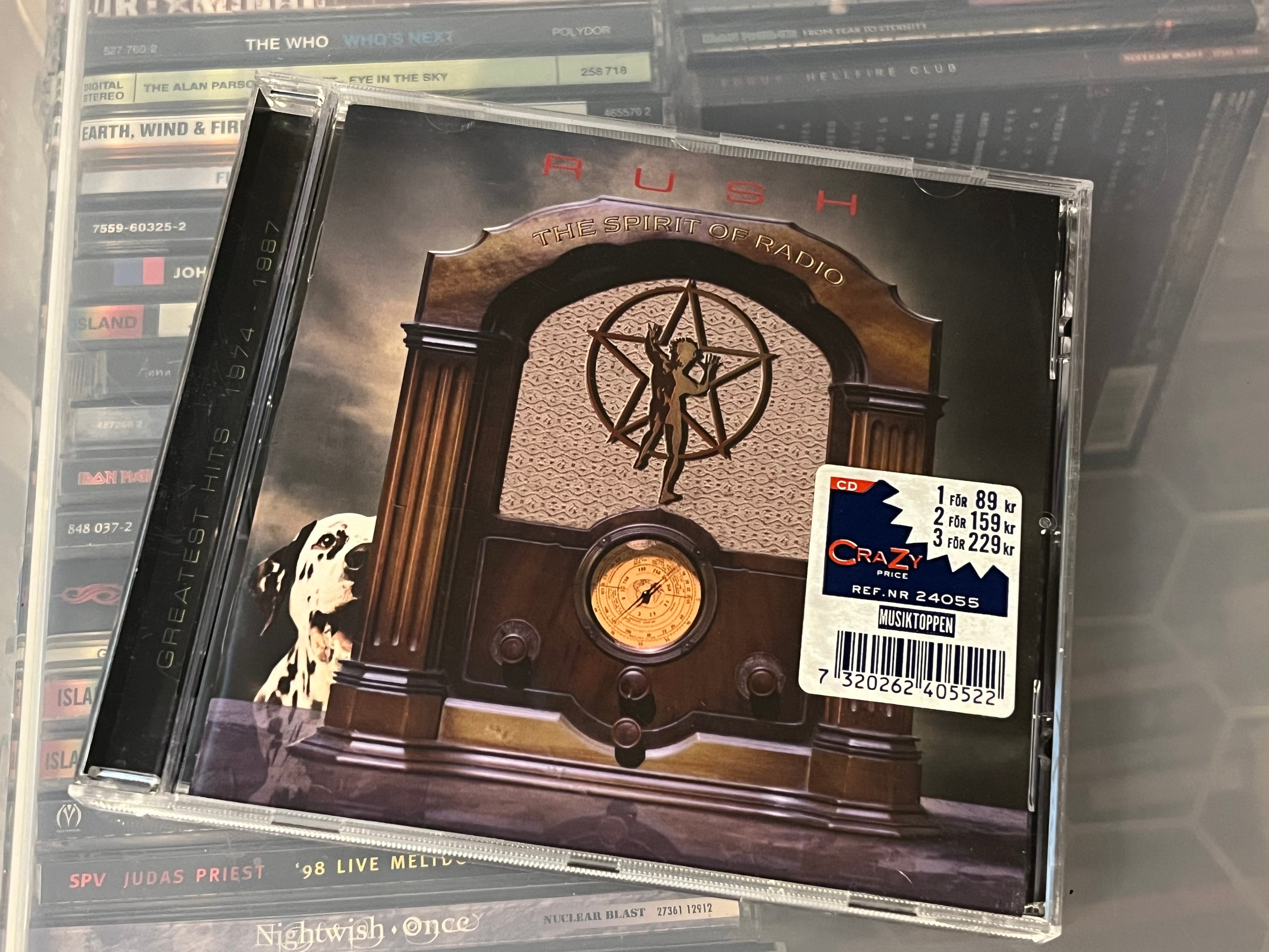 Rush ‎– The Spirit Of Radio (Greatest Hits 1974-1987) (NM/NM) Remaster