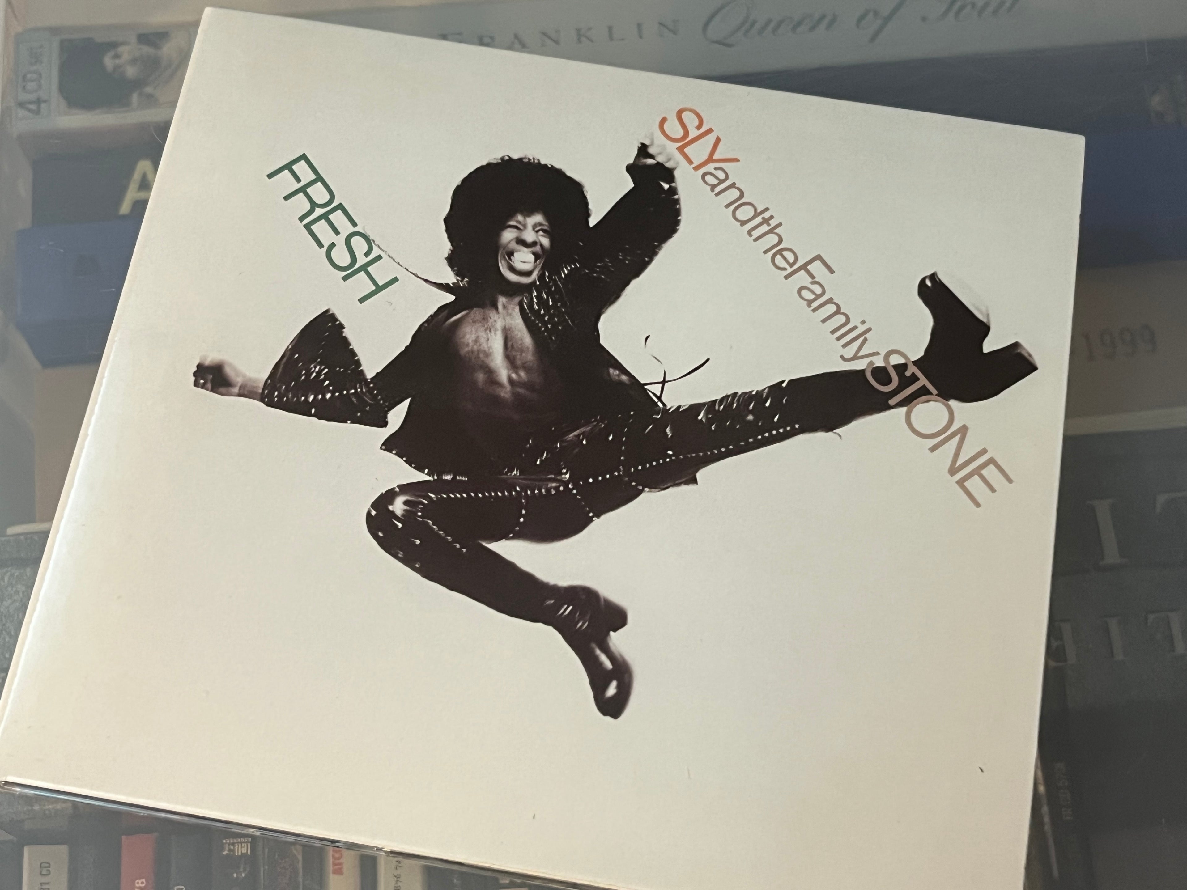 Sly & The Family Stone ‎– Fresh (NM/NM) US-07 Deluxe Ed Remaster +5 bonusspår!