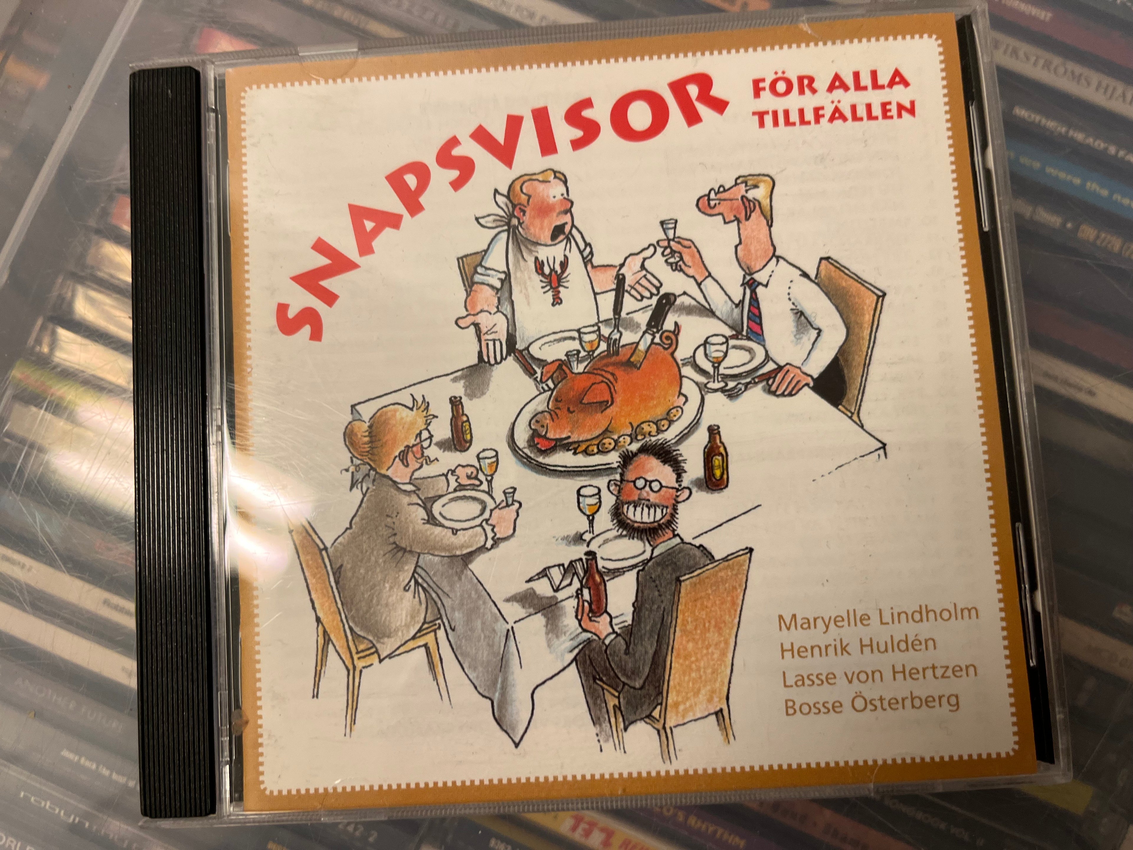 Maryelle Lindholm, Henrik Huldén, Lasse Von Hertzen, Bosse Österberg – Snapsvisor För Alla Tillfällen (NM/NM)
