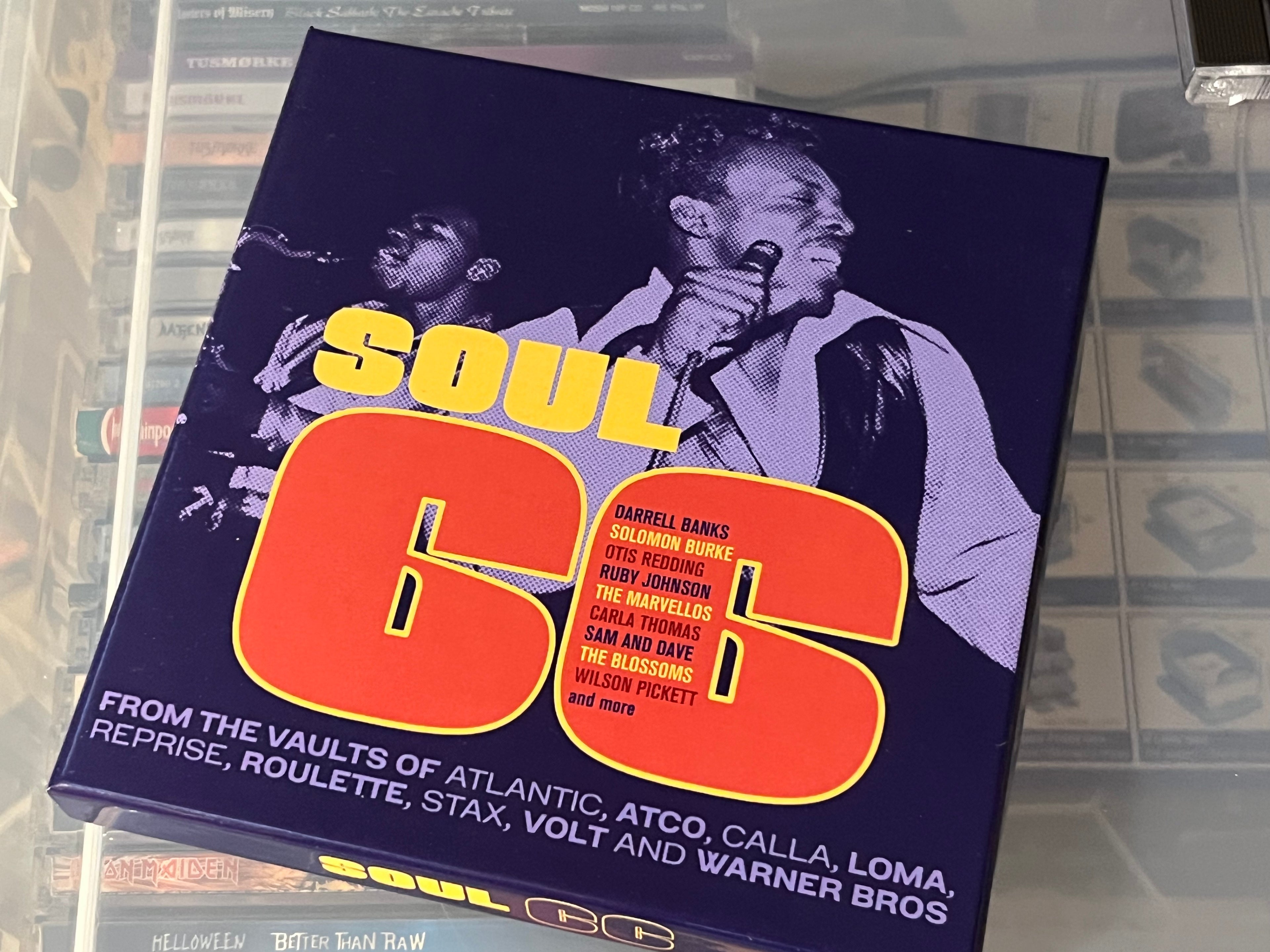 Various ‎– Soul 66 (From The Vaults Of Atlantic, Atco, Calla, Loma, Reprise, Roulette, Stax, Volt And Warner Brothers) (NM/NM) UK-25 3CD Clam Shell Box
