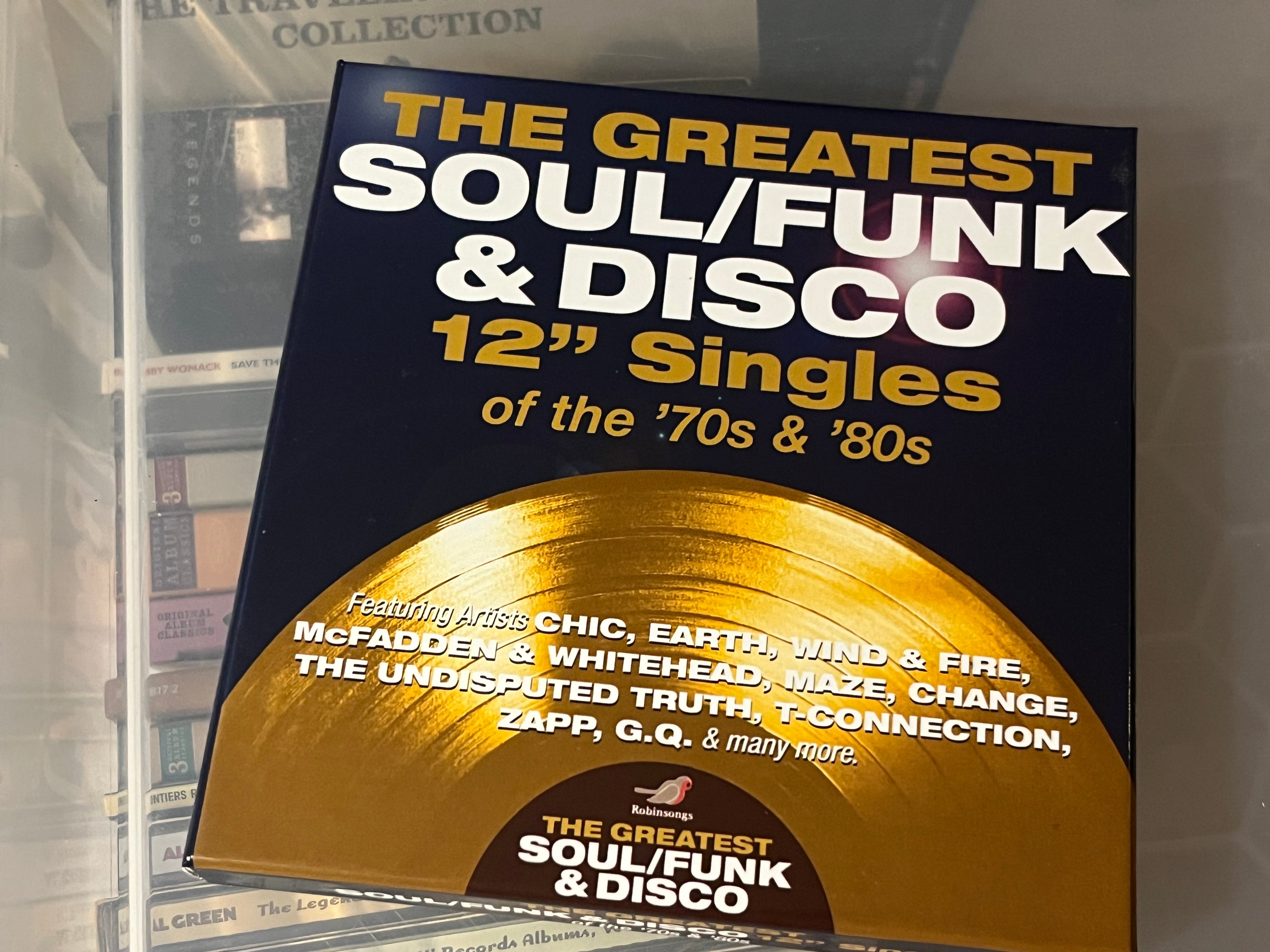 Various – The Greatest Soul/Funk & Disco 12" Singles Of The '70s & '80s (NM/NM) 4CD Box UK-23