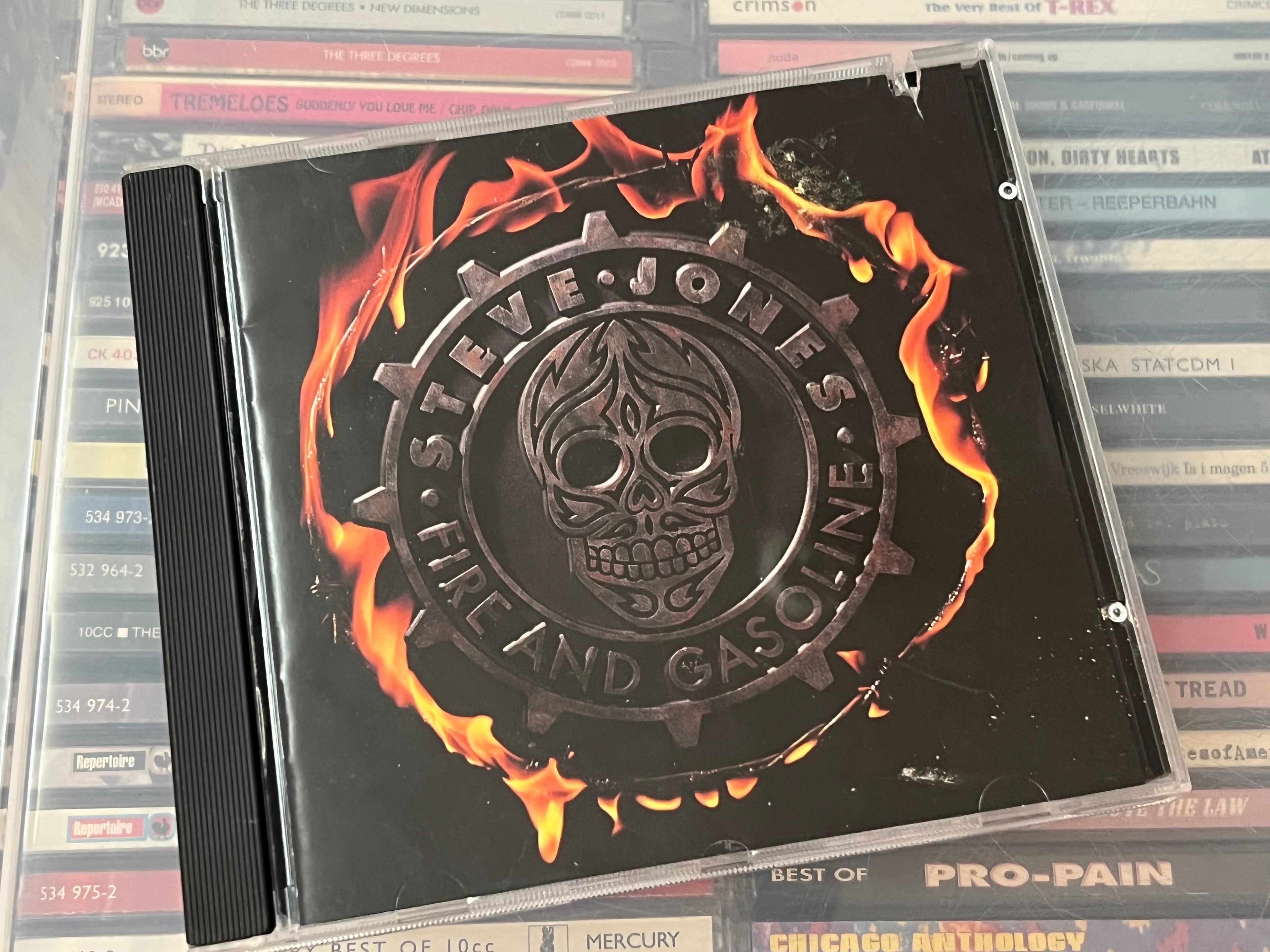 Steve Jones – Fire And Gasoline (NM/vg+) US-89 cutout top