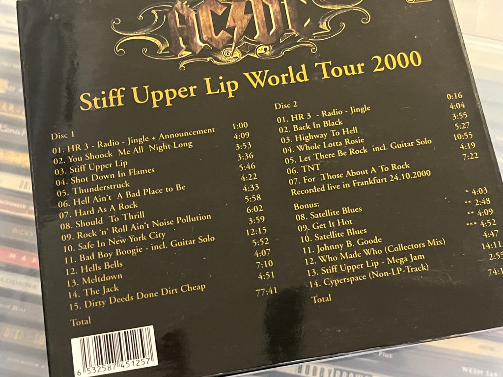 AC/DC ‎– Stiff Upper Lip World Tour 2000 (NM/NM) 2CD