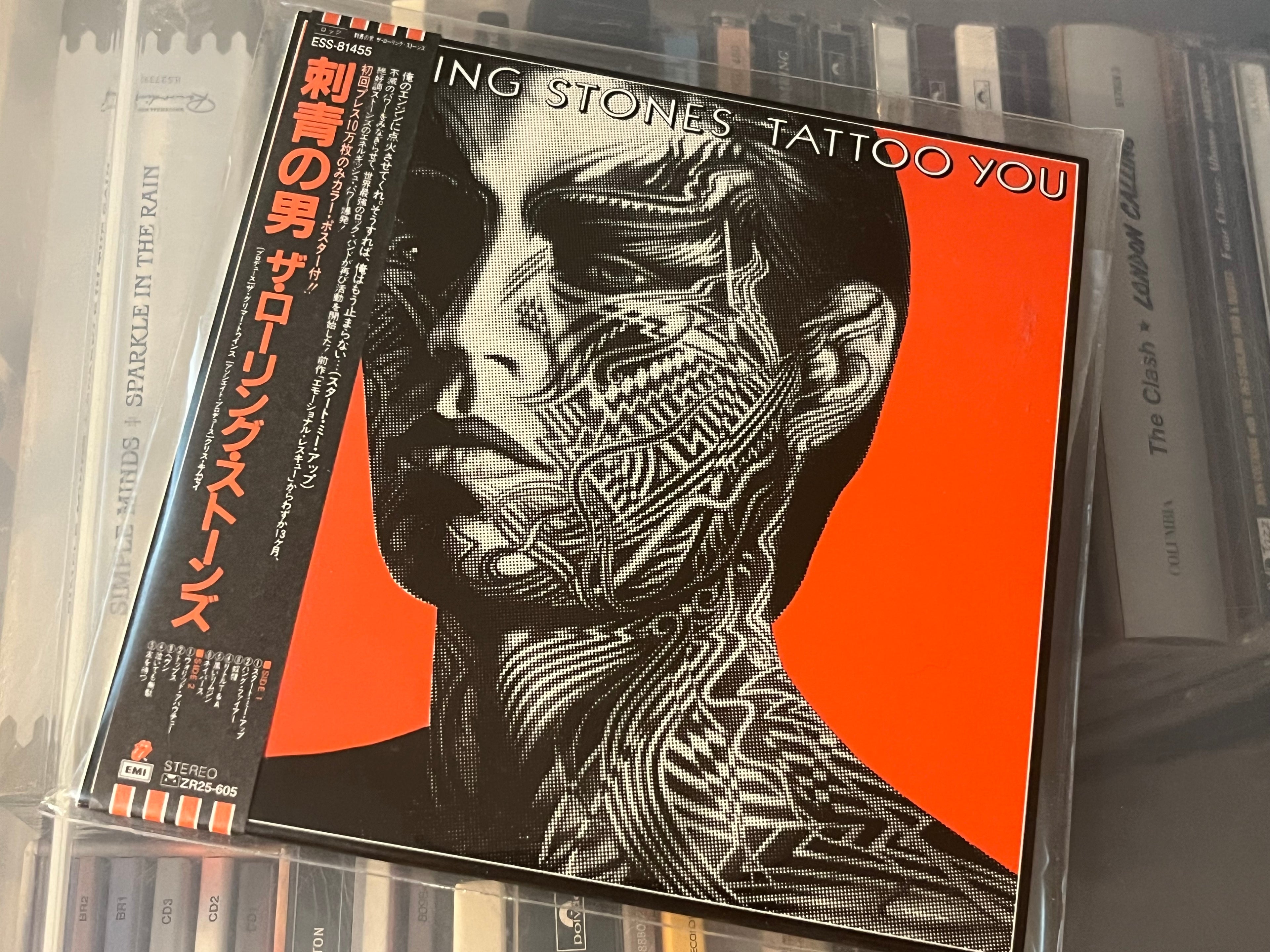 The Rolling Stones – Tattoo You (NM/NM) JAPAN-20 SHM-CD Komplett med OBI