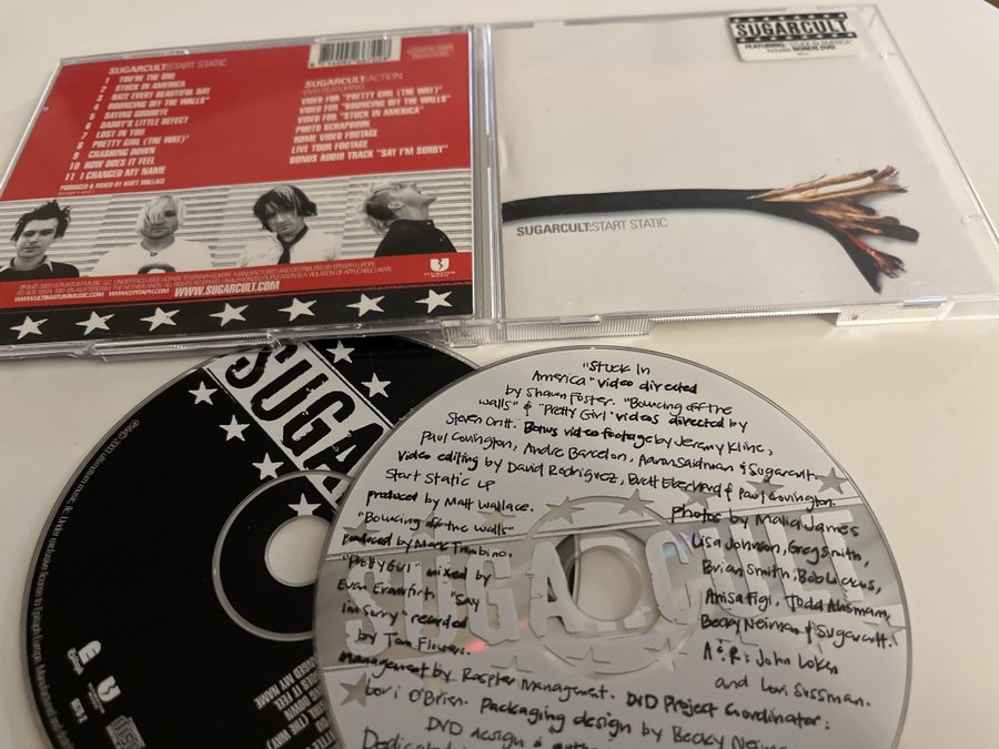Sugarcult – Start Static (NM/NM) CD+DVD