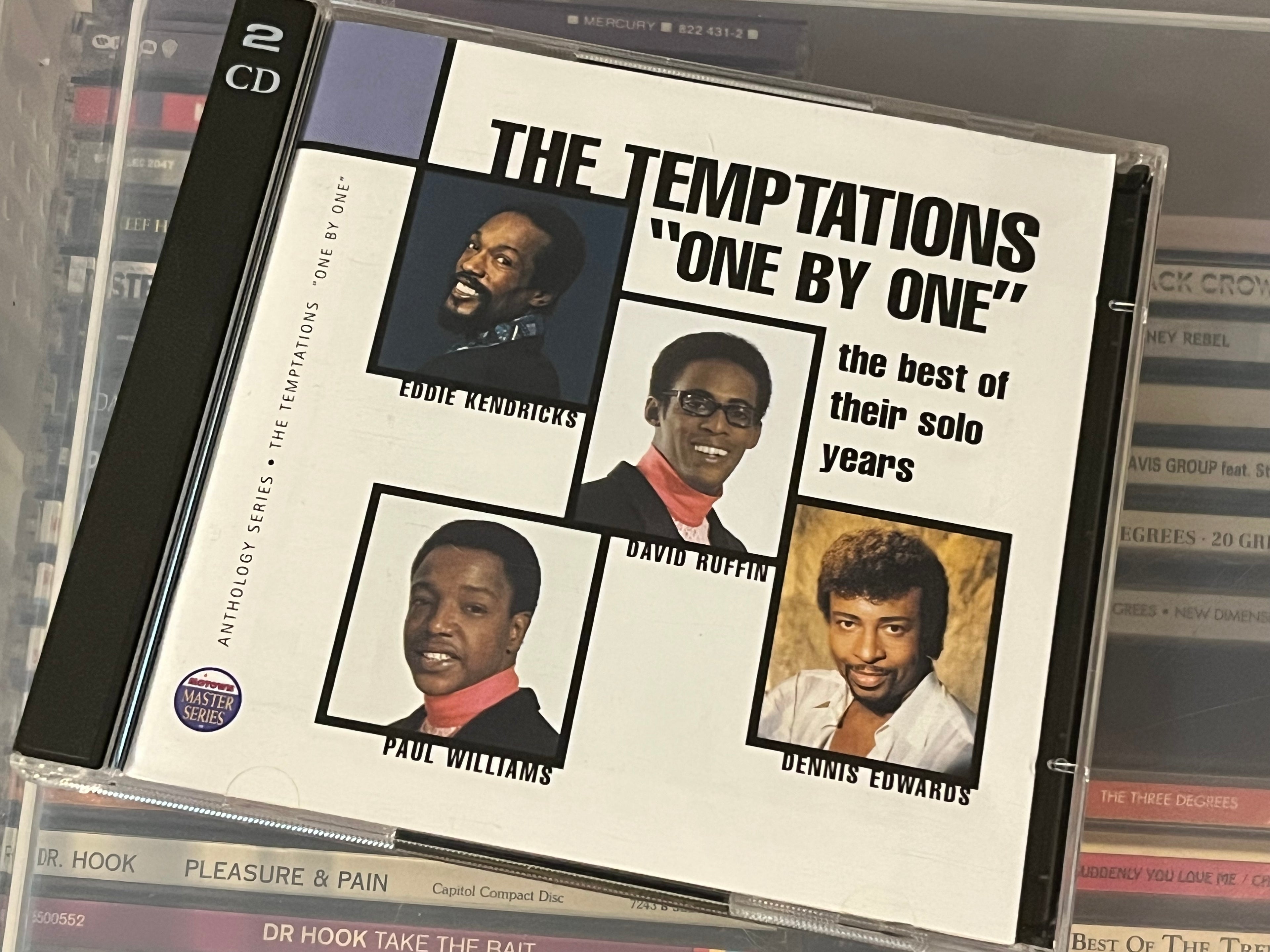 The Temptations ‎– "One By One": The Best Of Their Solo Years - David Ruffin, Eddie Kendricks, Paul Williams & Dennis Edwards (NM/NM) 2CD