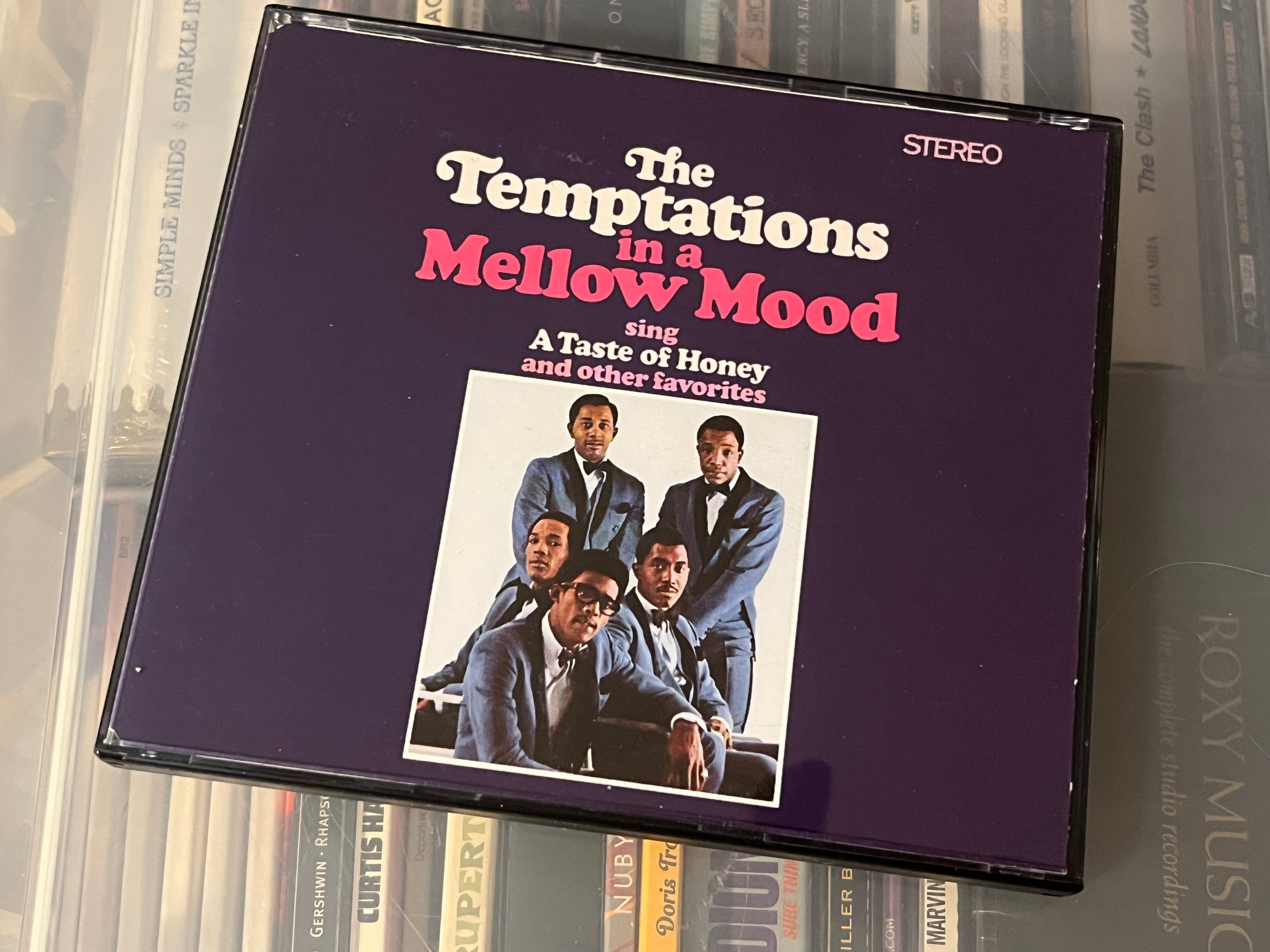 The Temptations ‎– Wish It Would Rain / In A Mellow Mood (NM/NM) 2LP på 1 CD - ingen slipcase
