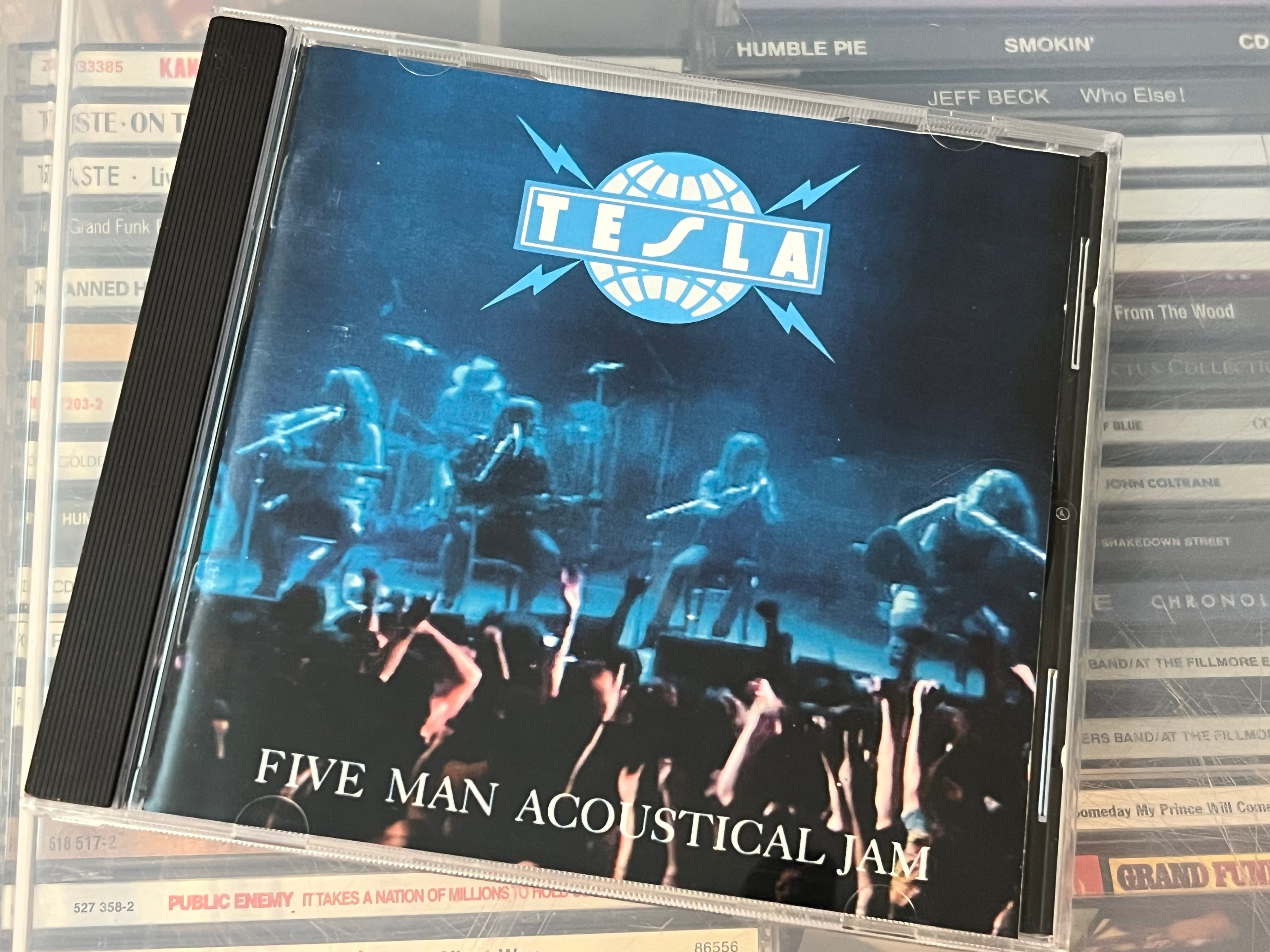 Tesla ‎– Five Man Acoustical Jam (vg+/vg+)