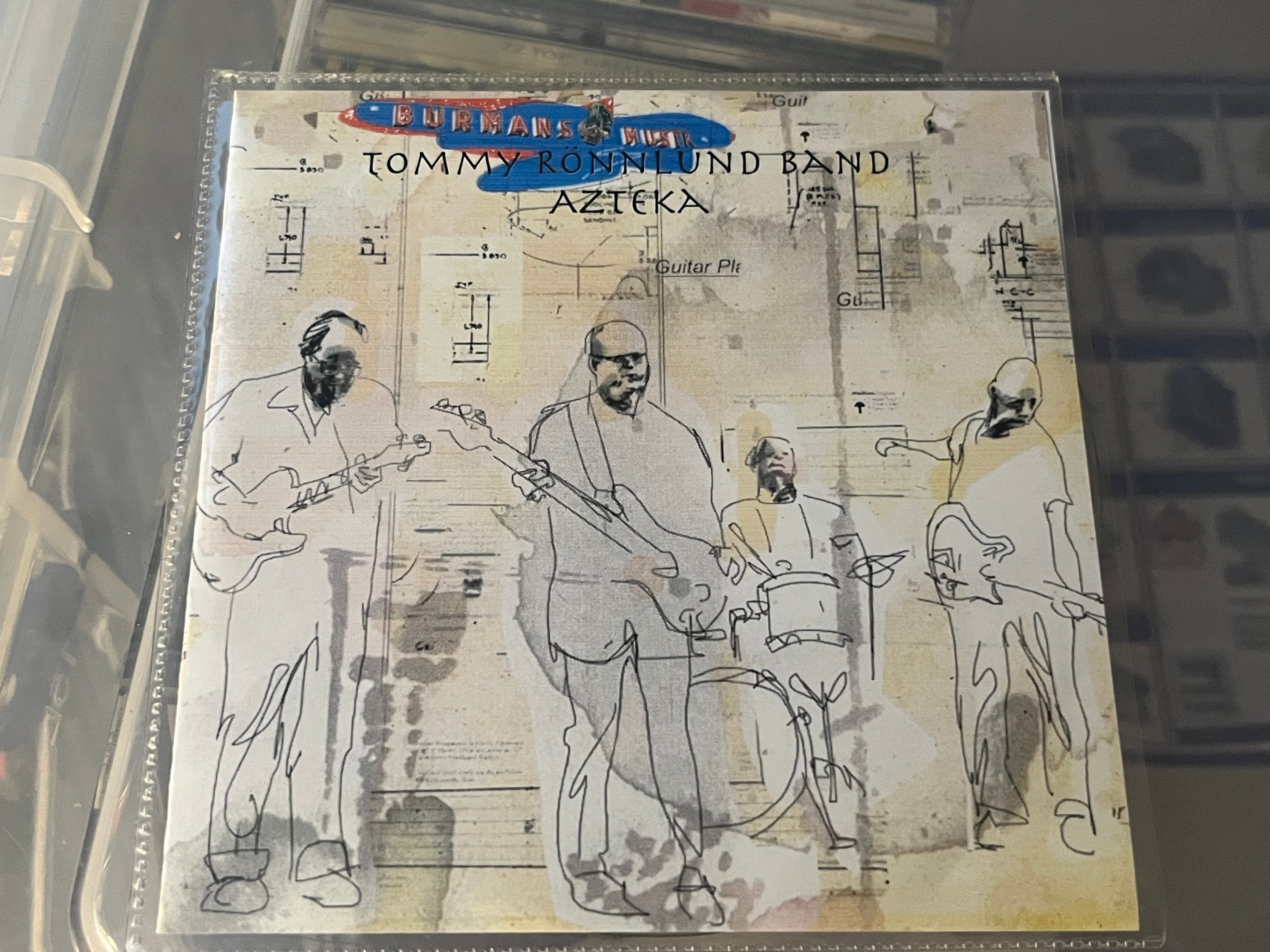 Tommy Rönnlund Band - Azteka (NM/NM) promo-cd med annorlunda omslag