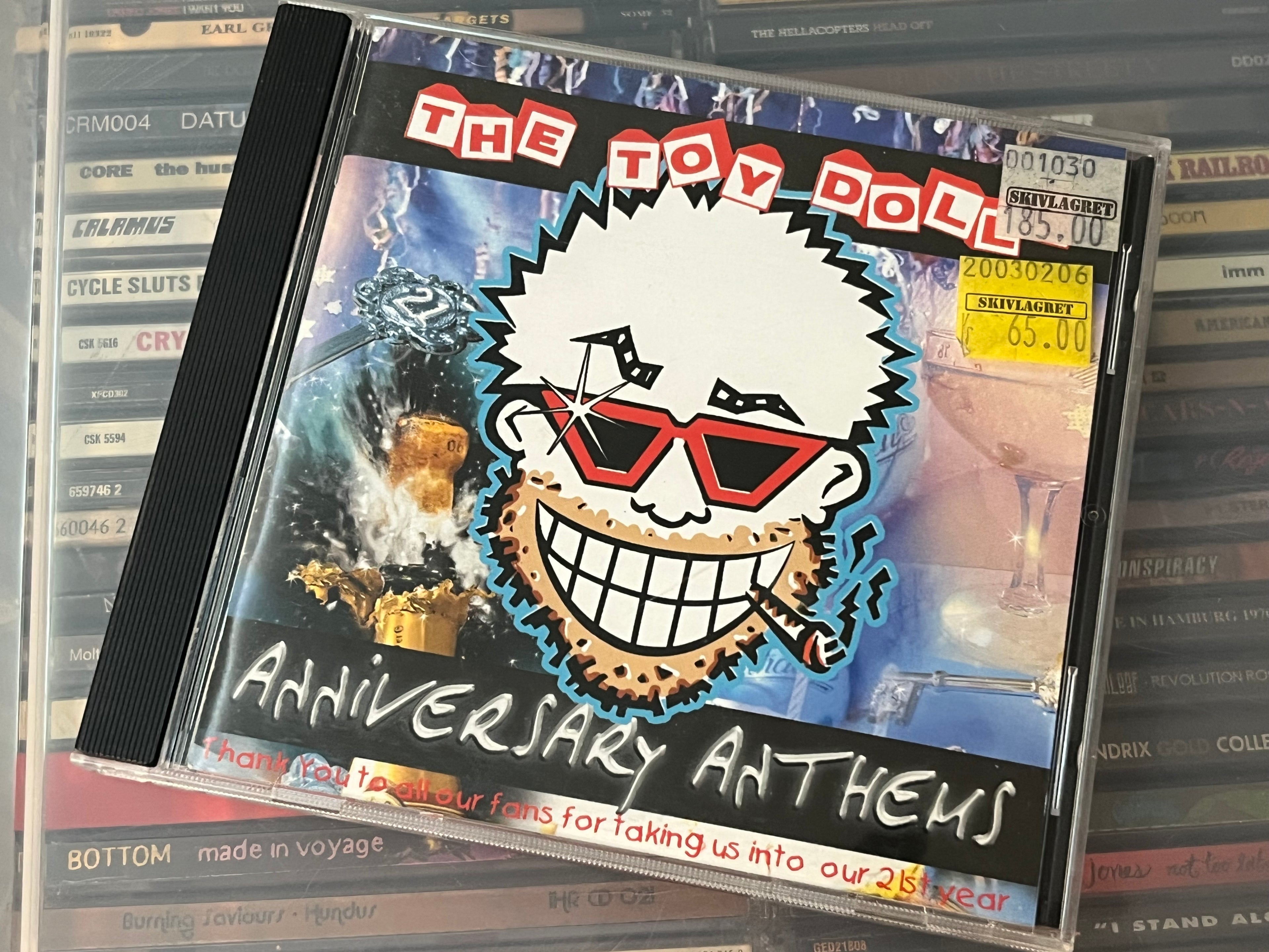 The Toy Dolls ‎– Anniversary Anthems (NM/NM) UK-2000