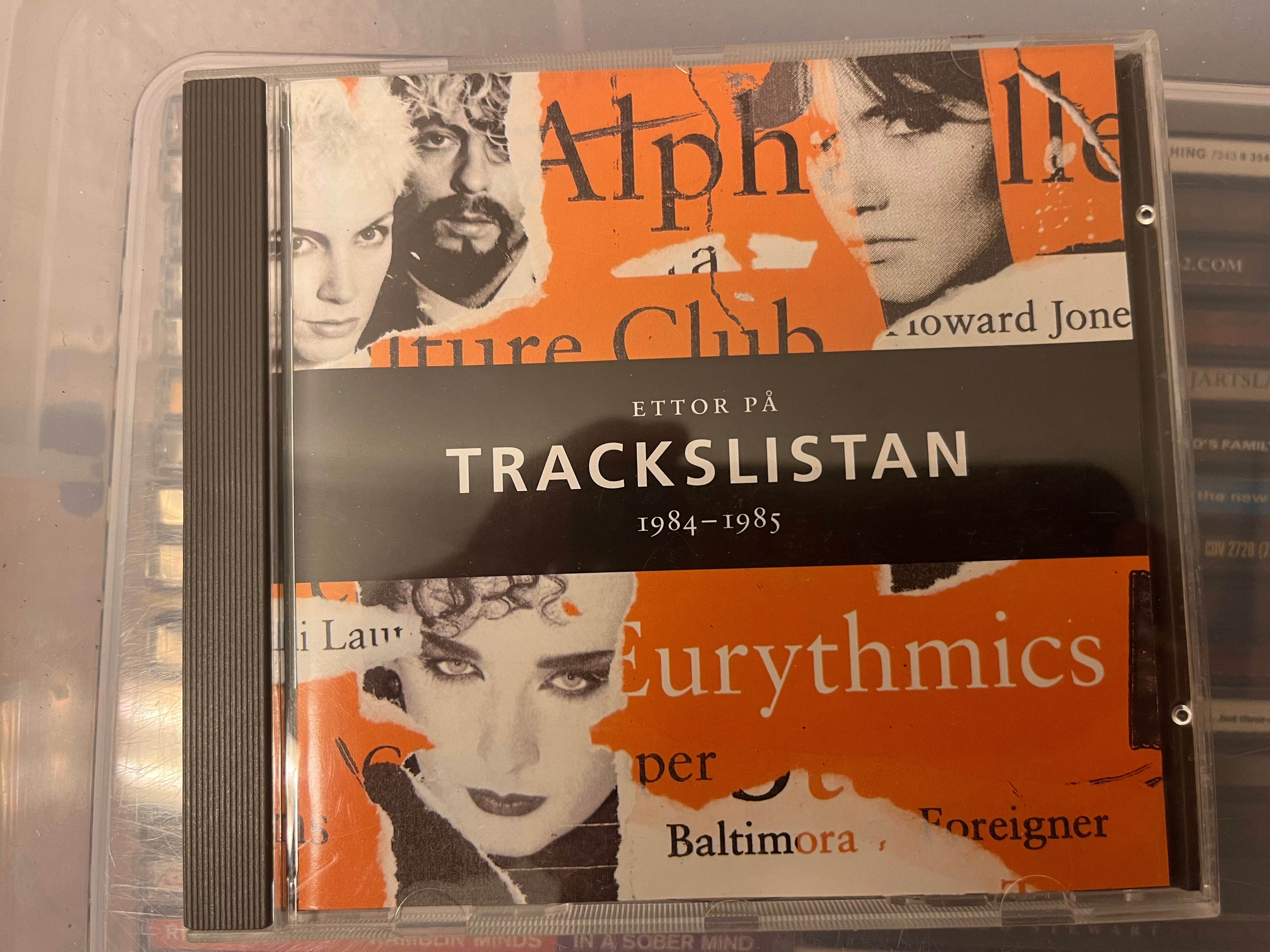 Various – Ettor På Trackslistan 1984-1985 (vg+/vg+)
