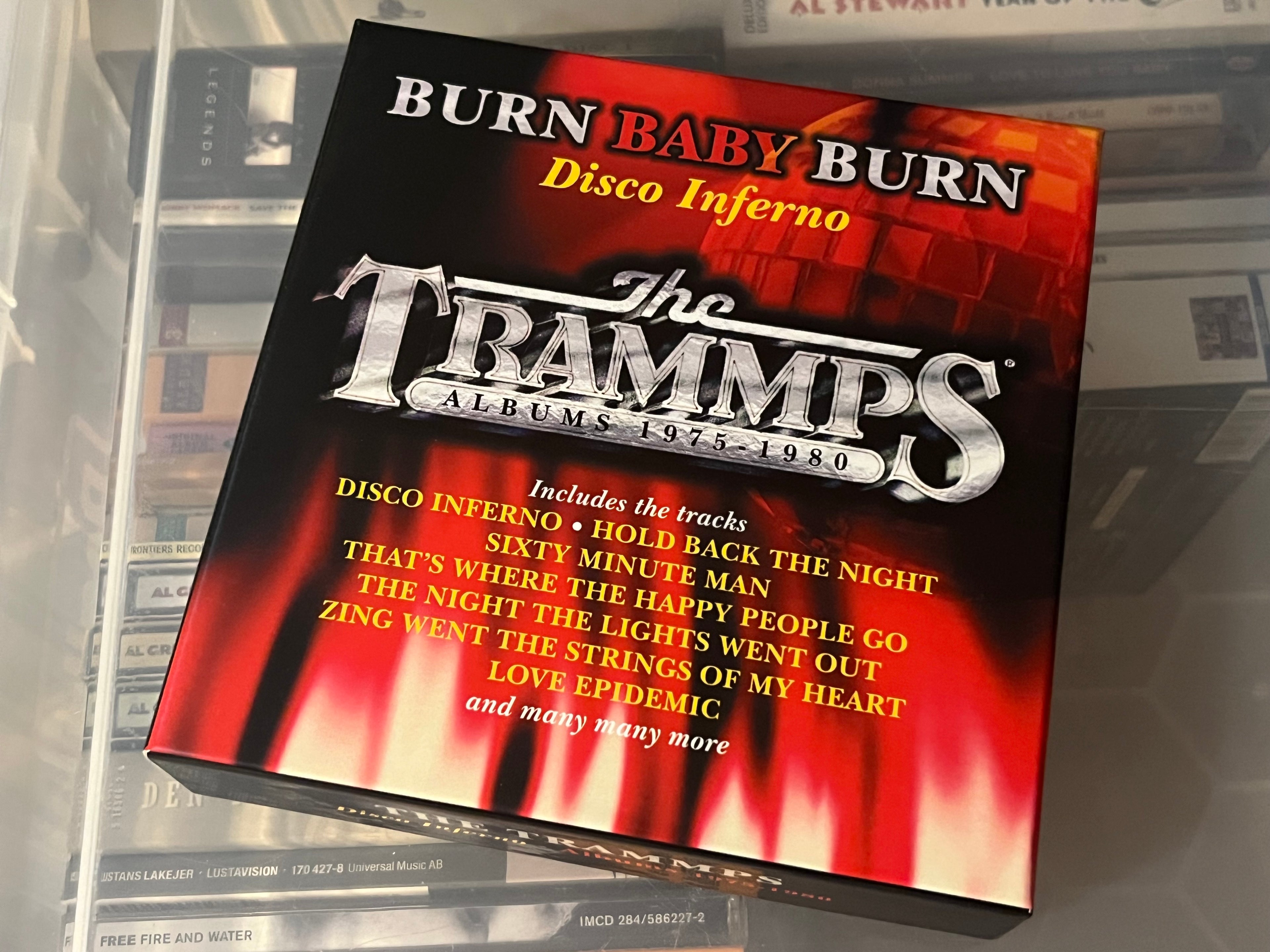 The Trammps – Burn Baby Burn - Disco Inferno (The Trammps Albums 1975-1980) (NM/NM) UK-22 8CD-box!