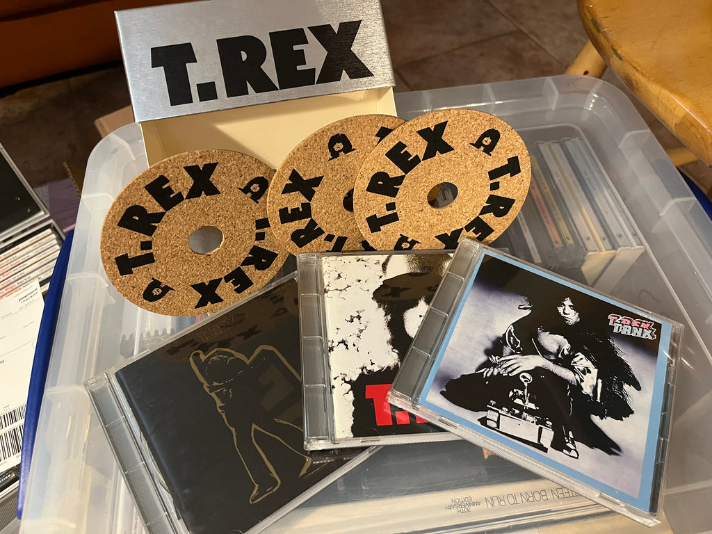 T. Rex ‎– Glam-Years Box (NM/NM) JAPAN-91 3CD Box! +3 coasters