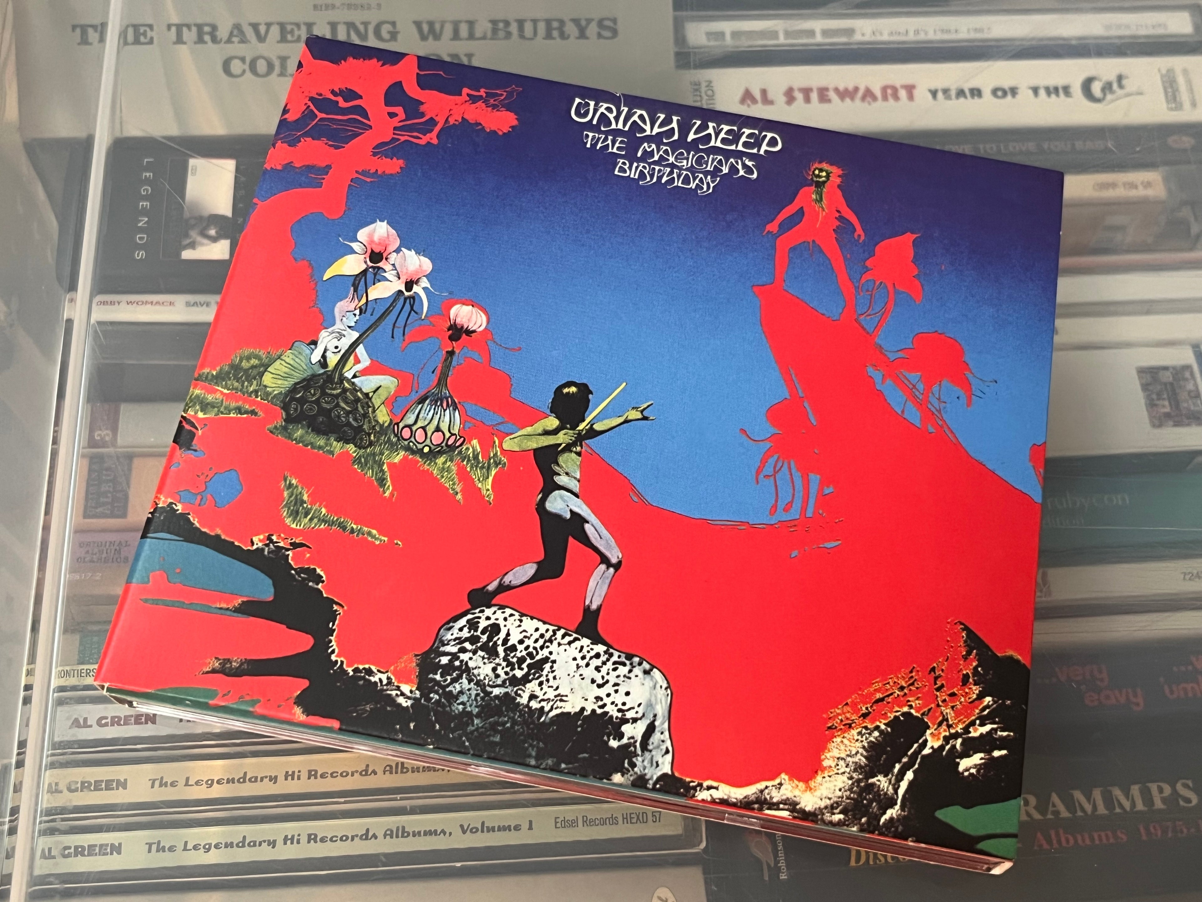 Uriah Heep ‎– The Magician's Birthday (NM/NM) EU-17 2CD-version!