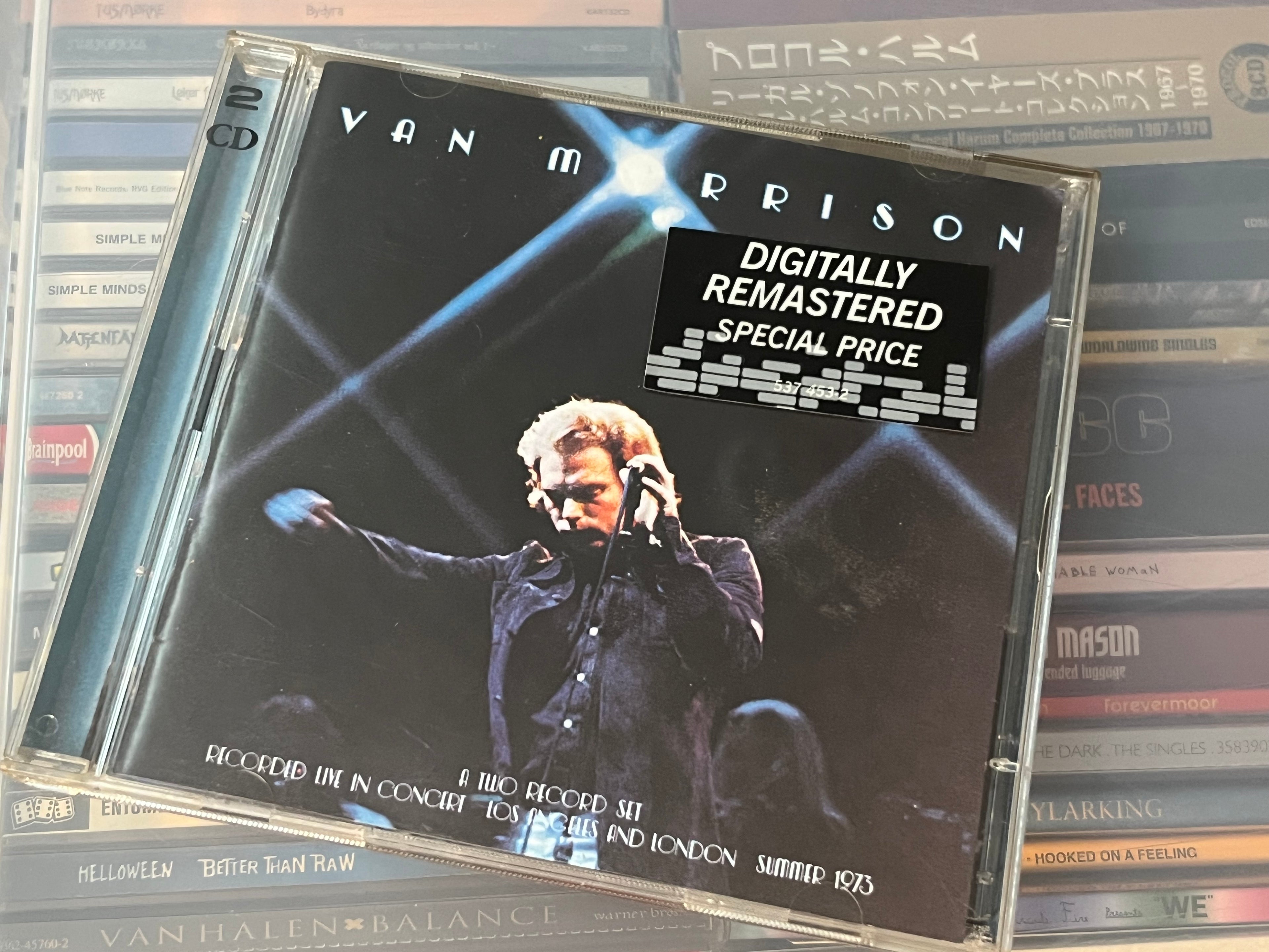 Van Morrison – It's Too Late To Stop Now (NM/vg+) EU-97 2CD Remaster *Bästa Morrison-liven*