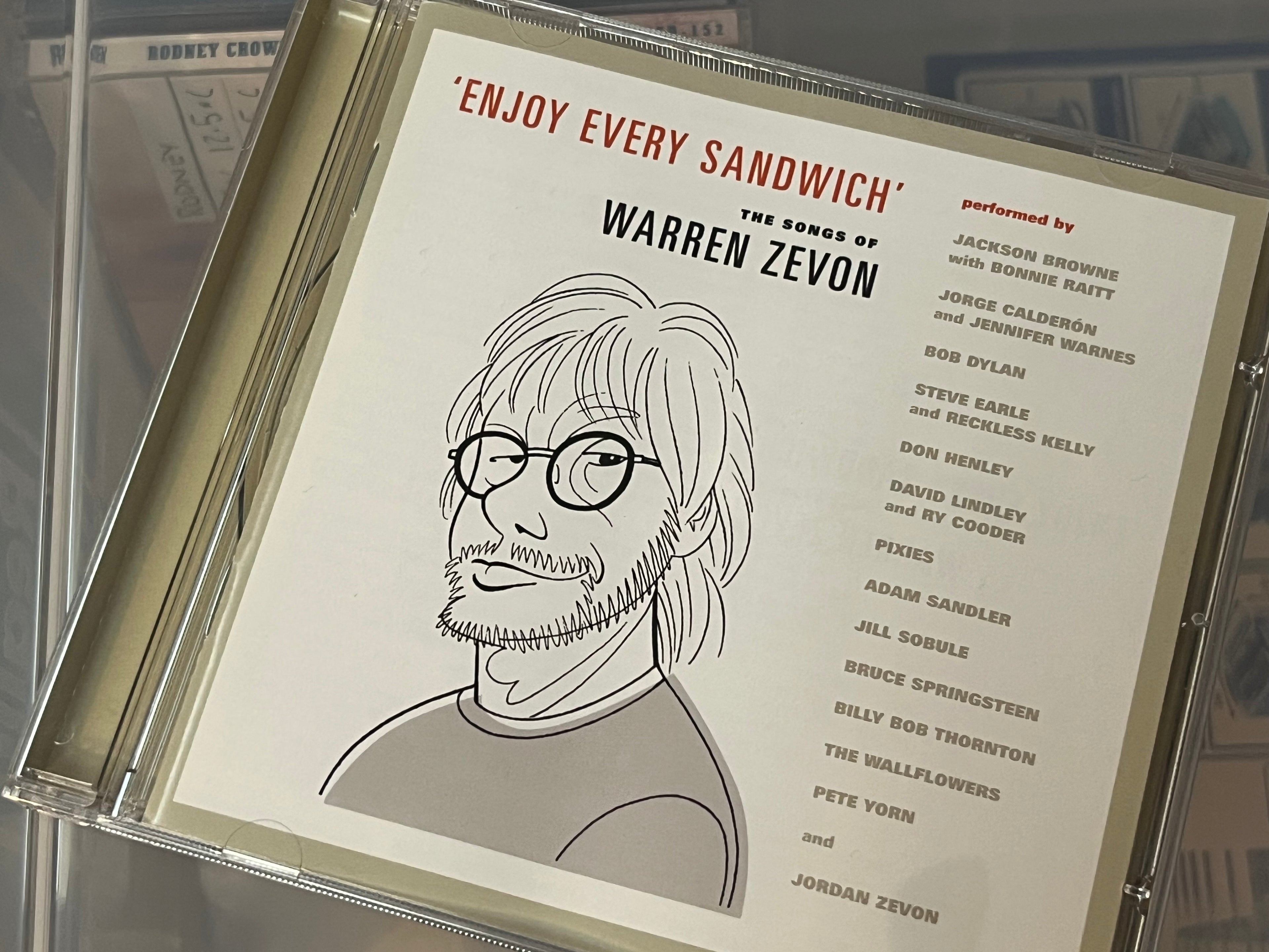 Various ‎– 'Enjoy Every Sandwich' - The Songs Of Warren Zevon (NM/NM)