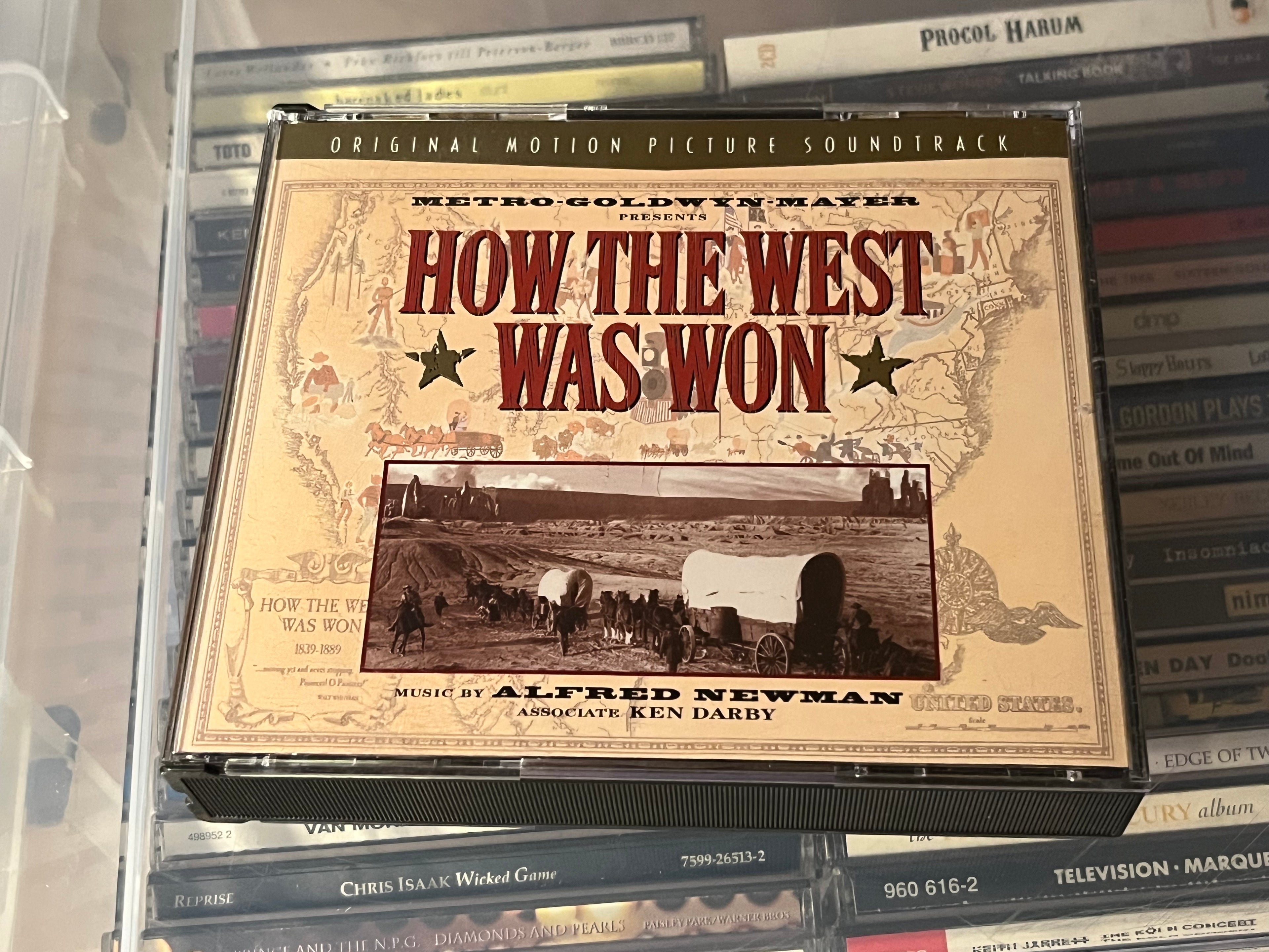 Alfred Newman, Ken Darby ‎– How The West Was Won (Original Motion Picture Soundtrack) (NM/NM) 2CD Tjock-box!