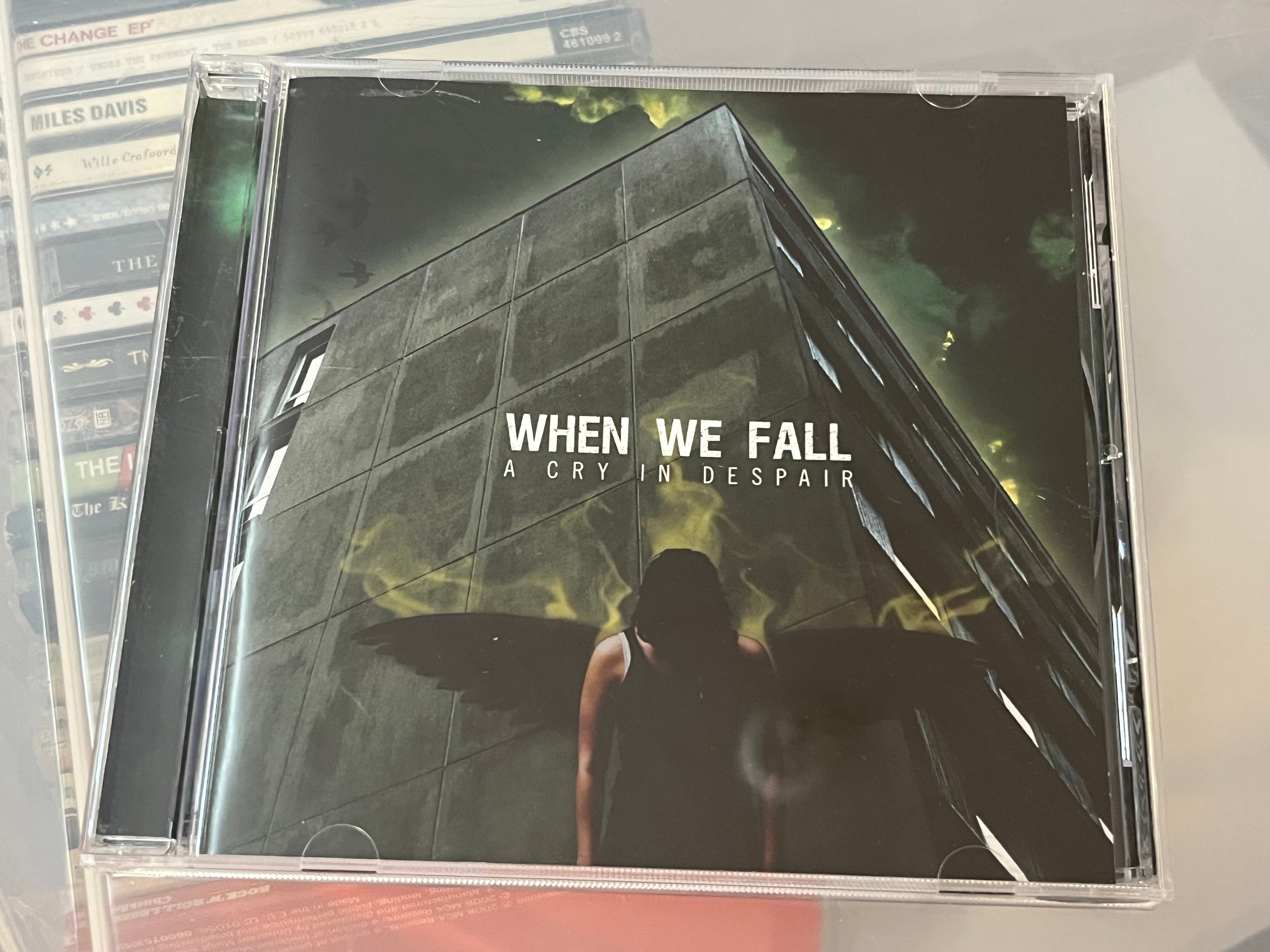 When We Fall ‎– A Cry In Despair (NM/NM) svensk hc på Emo Foundation