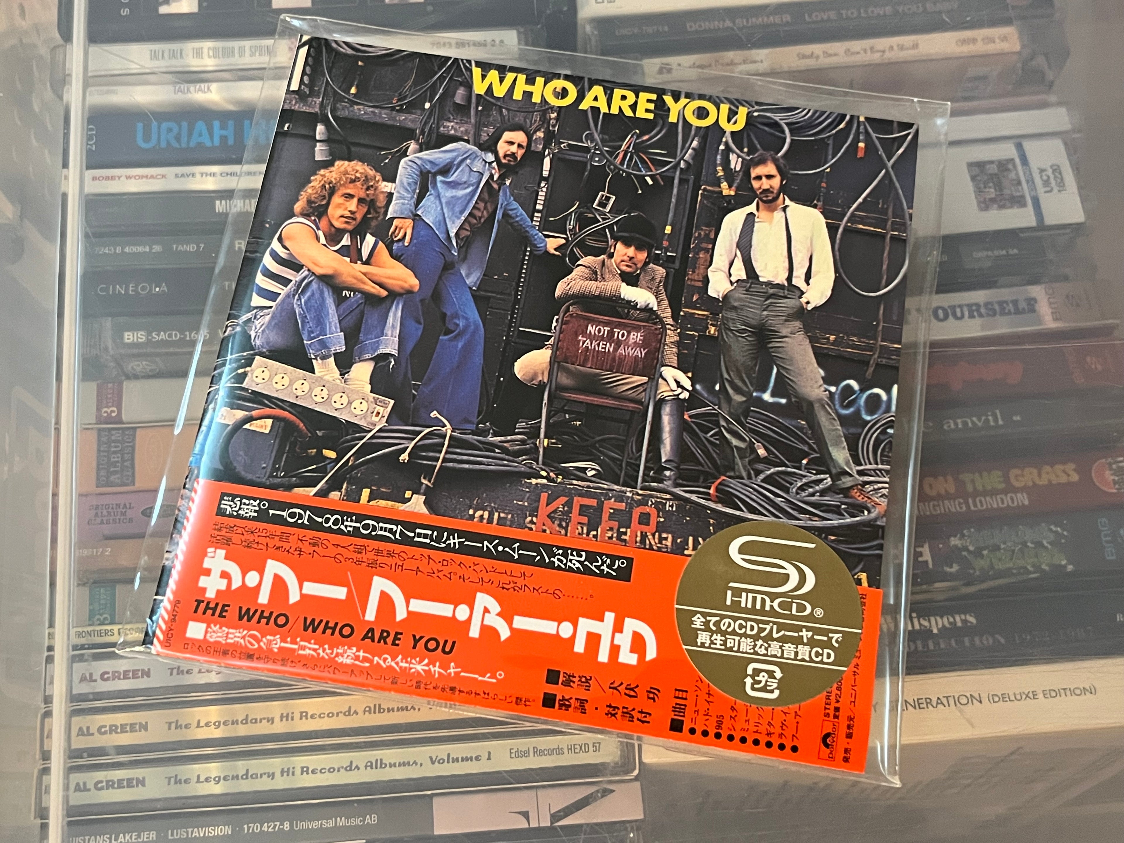 The Who  – Who Are You (NM/NM) JAPAN-11 Limited Ed SHM-CD Remaster +5 bonusspår!