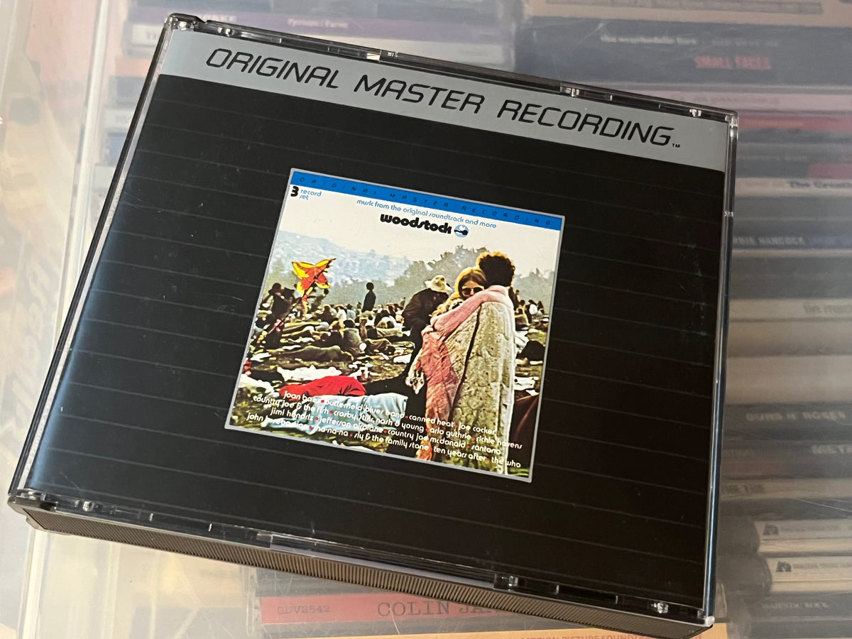 Various ‎– Woodstock (NM/NM/vg+) US-86 4CD Tjockbox LImited Ed. Numbered (OBS Numreringen satt på slipcase som saknas) ***Mobile Fidelity***