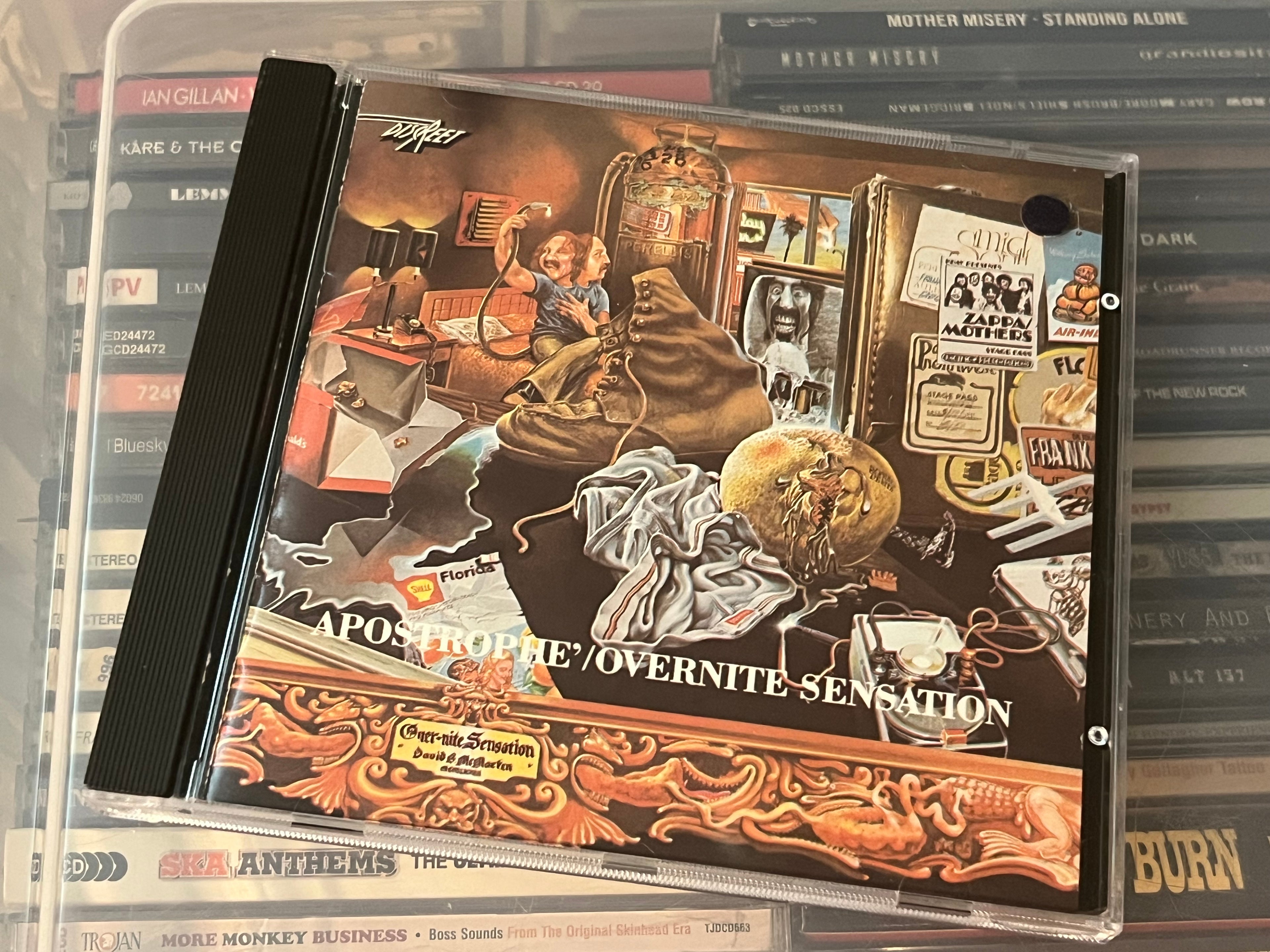 Frank Zappa ‎– Apostrophe' / Overnite Sensation (NM/NM) US-86